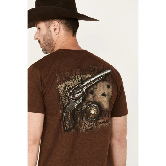 Promo ???? Cody James Men's 2 Pair Short Sleeve Graphic T-Shirt Brown ???? 4 Promo ???? Cody James Men's 2 Pair Short Sleeve Graphic T-Shirt Brown ???? - Image 4