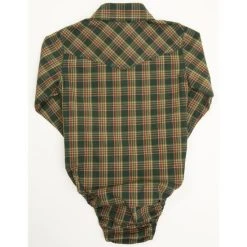 Budget ✨ Cody James Infant-Boys' Green Plaid Onesie ???? -Cody James -shop unnamed file 4543