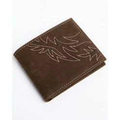 Hot Sale ✨ Cody James Men's Brown Horizontal Bi-Fold Leather Wallet ????