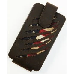 Deals ⌛ Cody James Men's Americana Cell Phone Holder Clip-On Case Brown ????