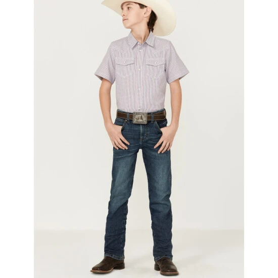 Deals ???? Cody James Boys' Print Short Sleeve Western Snap ???? Shirt White ???? 2 Deals ???? Cody James Boys' Print Short Sleeve Western Snap ???? Shirt White ???? - Image 2