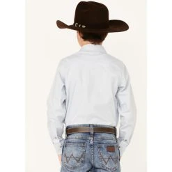 Cheapest ⭐ Cody James Boys' Revenant 3D Solid Long Sleeve Snap Western ???? Shirt Turquoise ???? -Cody James -shop unnamed file 4600