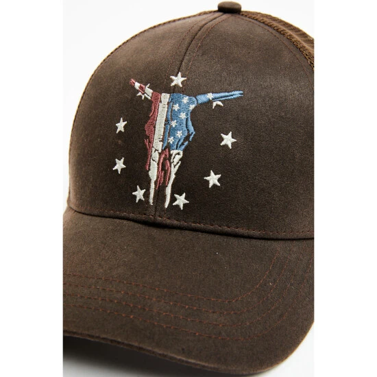 Flash Sale ???? Cody James Men's Brown Steerhorn Ball Cap ???? 2 Flash Sale ???? Cody James Men's Brown Steerhorn Ball Cap ???? - Image 2