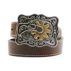 Best deal ???? Cody James Kids' Brown Spur Buckle Belt For Unisex-Kid ????