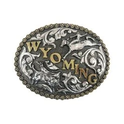 Deals ???? Cody James Men's Wyoming Bronc & Bull Riders Belt Buckle No Color ????