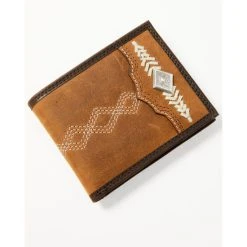 Best Sale ???? Cody James Men's Southwestern Rodeo Bifold Wallet Brown ????