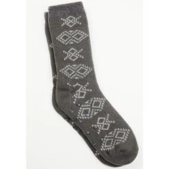 Best Sale ???? Cody James Men's Grey Southwestern Cozy ???? Socks Charcoal ????