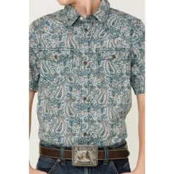 Deals ✔️ Cody James Boys' Paisley Print Short Sleeve Western ???? Shirt Blue ???? 6 Deals ✔️ Cody James Boys' Paisley Print Short Sleeve Western ???? Shirt Blue ???? -Cody James -shop unnamed file 4905
