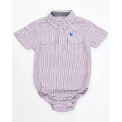 Cheapest ???? Cody James Infant-Boys' Woven Chevron Short Sleeve Western Snap Onesie White ????