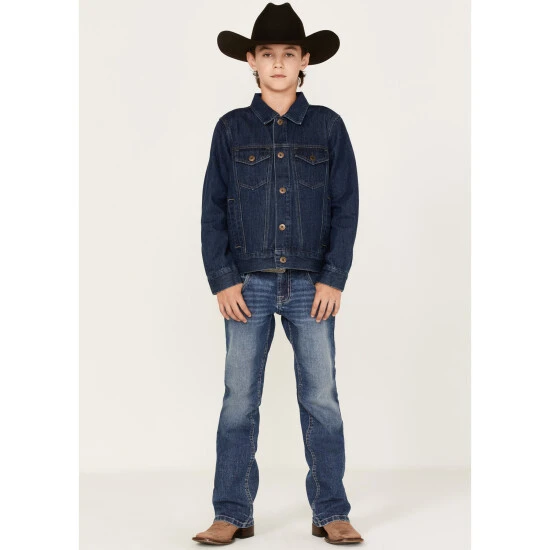 Buy ✨ Cody James Boys' Coasting Medium Wash Unlined Denim Jacket ???? 2 Buy ✨ Cody James Boys' Coasting Medium Wash Unlined Denim Jacket ???? - Image 2