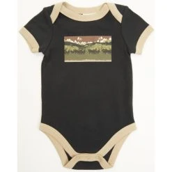 Cheap ???? Cody James Infant-Boys' Black & Tan 2-Piece Western Horses Onesie And Coveralls Sleep Set ????