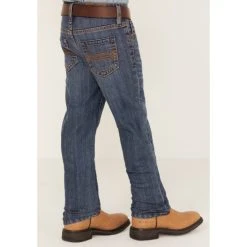 Best Sale ???? Cody James Boys' Dark Wash Slim Straight Equalizer ???? Jeans ????