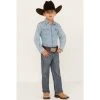 New ✔️ Cody James Youth Boys' Bozeman Dark Wash Slim Boot ???? Jeans ????