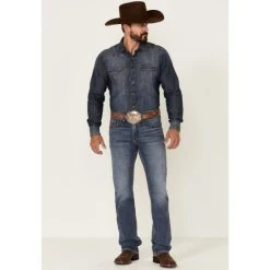 Wholesale ???? Cody James Men's Patriot Medium Wash Stretch Slim Straight ???? Jeans Blue ✔️