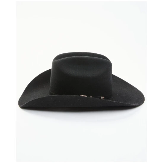 Hot Sale ???? Cody James Men's 5X Self Band Cattleman Fur Blend Western Hat - Black ???? 3 Hot Sale ???? Cody James Men's 5X Self Band Cattleman Fur Blend Western Hat - Black ???? - Image 3