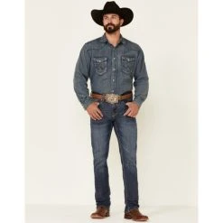 Best Sale ???? Cody James Men's Dark Wash Courtright Stretch Slim Straight ???? Jeans Blue ????