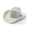 Hot Sale ???? Cody James Men's 5X Self Band Cattleman Fur Blend Western Hat - Mist Grey ????