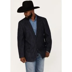 Discount ???? Cody James Men's Kentucky Denim Blazer Indigo ⭐