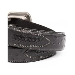 Best Sale ✨ Cody James Men's Black Ostrich Print Embroidered Western Buckle Belt ???? -Cody James -shop unnamed file 591