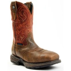 Best Pirce ❤️ Cody James Men's Nano Lite Waterproof Western Work ???? Boots - Composite Toe Orange ????