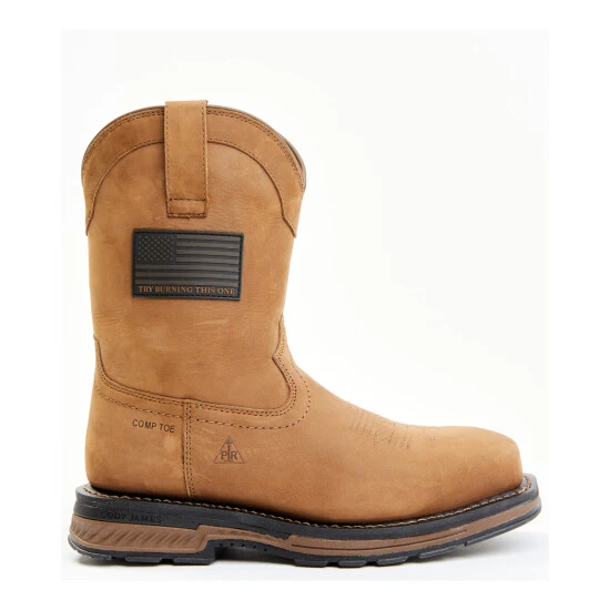 Budget ???? Cody James Men's 10" Disruptor Western Work ???? Boots - Nano Composite Toe Brown ???? 2 Budget ???? Cody James Men's 10" Disruptor Western Work ???? Boots - Nano Composite Toe Brown ???? - Image 2