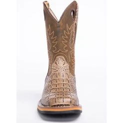 Deals ???? Cody James Boys' Gator Print Western ???? Boots - Wide Square Toe For Youth Boy Brown ???? -Cody James -shop unnamed file 616