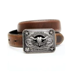 Top 10 ✔️ Cody James Kids' Longhorn Buckle For Unisex-Kid Brown ????