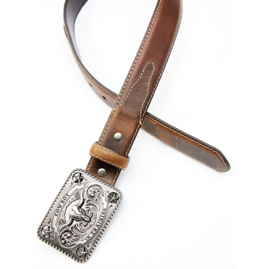 Top 10 ✔️ Cody James Kids' Longhorn Buckle For Unisex-Kid Brown ???? 2 Top 10 ✔️ Cody James Kids' Longhorn Buckle For Unisex-Kid Brown ???? - Image 2