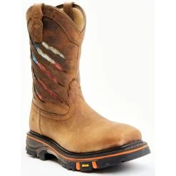Brand new ???? Cody James Men's 11" Decimator Western Work ???? Boots - Nano Composite Toe Brown ????