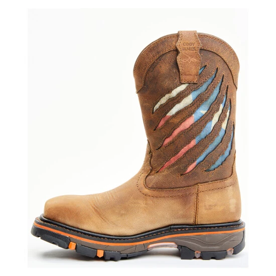Brand new ???? Cody James Men's 11" Decimator Western Work ???? Boots - Nano Composite Toe Brown ???? 3 Brand new ???? Cody James Men's 11" Decimator Western Work ???? Boots - Nano Composite Toe Brown ???? - Image 3