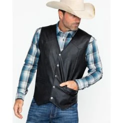 Top 10 ✔️ Cody James Men's Black Deadwood Vest ✨