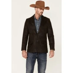 Hot Sale ???? Cody James Dark Brown Men's Blazer - Long ????
