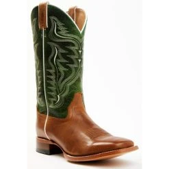 Coupon ???? Cody James Men's Peridot Green Leather Western ???? Boots - Broad Square Toe ????