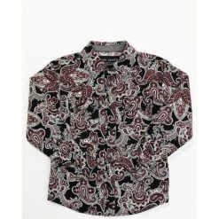 Best reviews of ???? Cody James Boys' Johnny Ringo Long Sleeve Snap Western ???? Shirt - Toddler For Toddler-Boy Red ????