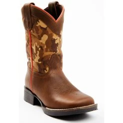 Discount ???? Cody James Boys' Camo Western Boot - Square Toe Multi ⌛