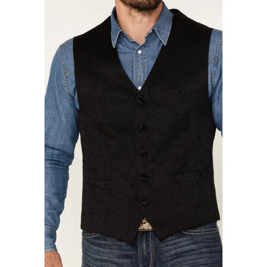 Brand new ???? Cody James Men's Paisley Vest Black ???? 3 Brand new ???? Cody James Men's Paisley Vest Black ???? - Image 3