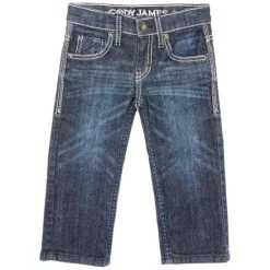 Wholesale ???? Cody James Toddler-Boys' Night Hawk Medium Wash Mid-Rise Stretch Relaxed Bootcut ???? Jeans Blue ⌛