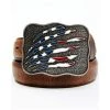 Coupon ???? Cody James Boys' American Slash Rectangular Buckle Belt Brown ????