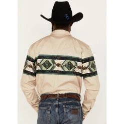 Cheap ???? Cody James Men's Coyote Border Long Sleeve Snap Western ???? Shirt Tan ⭐ -Cody James -shop unnamed file 889