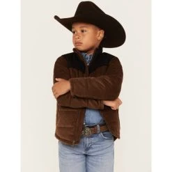 Best Pirce ???? Cody James Boys' Corduroy Puffer Jacket Brown ????