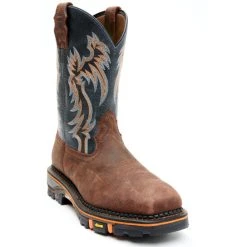 Hot Sale ???? Cody James Men's Decimator Western Work ???? Boots - Composite Toe Brown ❤️