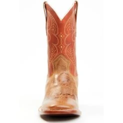 Cheap ???? Cody James Men's Upper Two-Tone Leather Western ???? Boots - Broad Square Toe Orange ✨ -Cody James -shop unnamed file 998